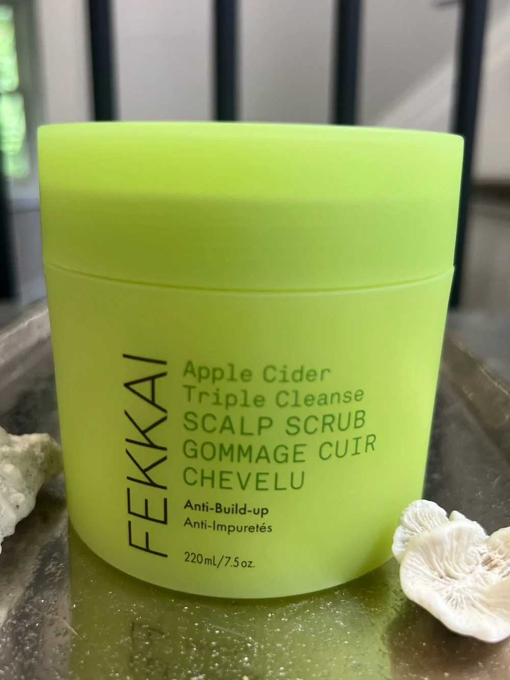NEW FEKKAI APPLE CIDER DETOX SCALP SCRUB EXFOLIANT 7.5 Oz